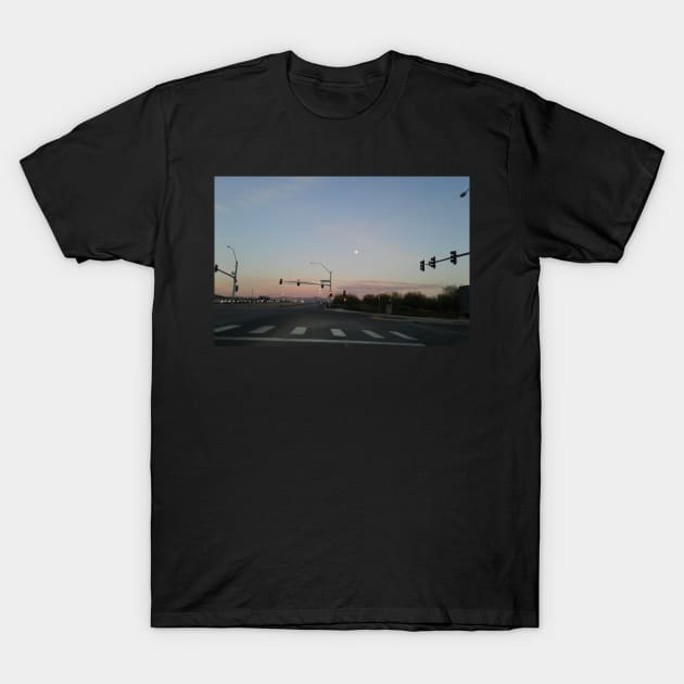 Small Town Stop Light T-Shirt by Wise Flower